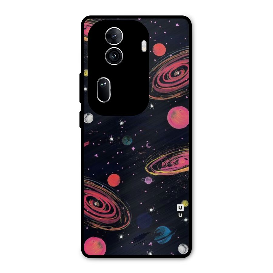 Galaxy Beauty Metal Back Case for Oppo Reno11 Pro 5G