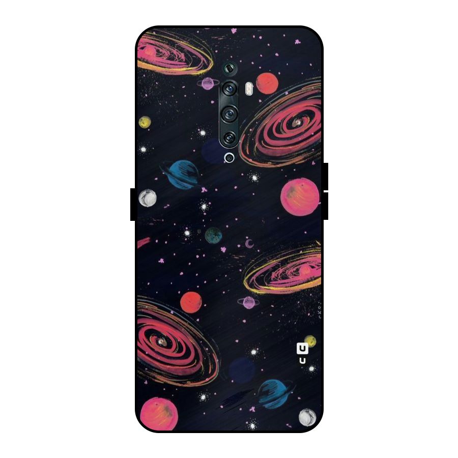 Galaxy Beauty Metal Back Case for Oppo Reno2 F