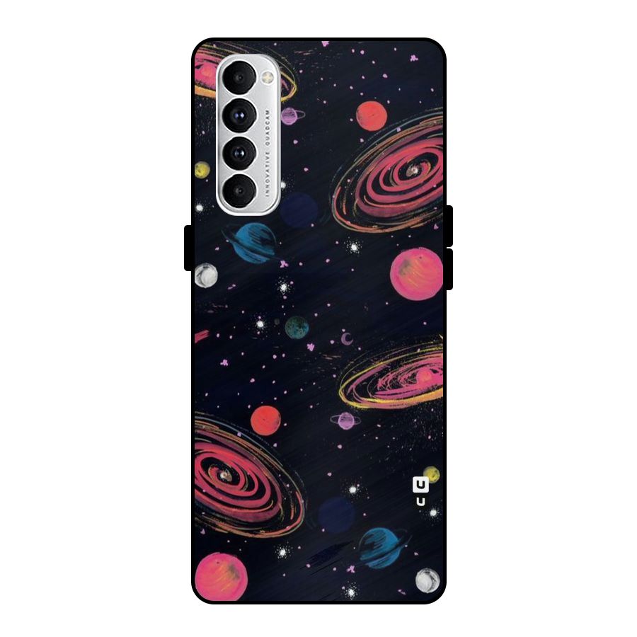 Galaxy Beauty Metal Back Case for Oppo Reno4 Pro