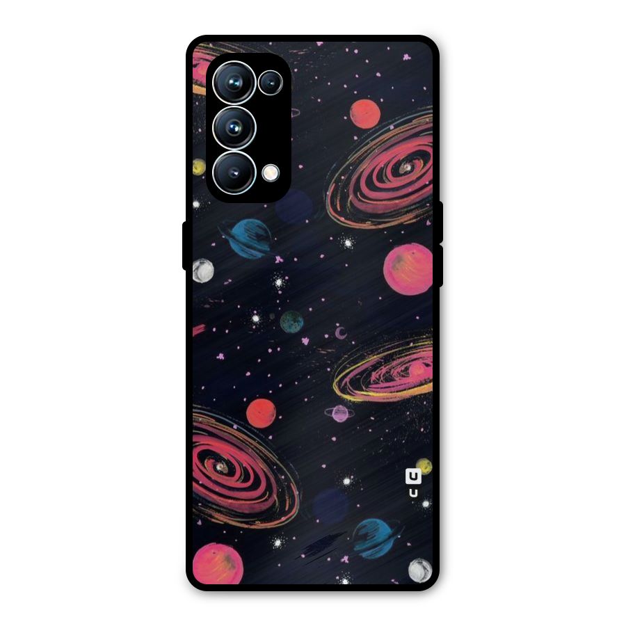 Galaxy Beauty Metal Back Case for Oppo Reno5 Pro 5G