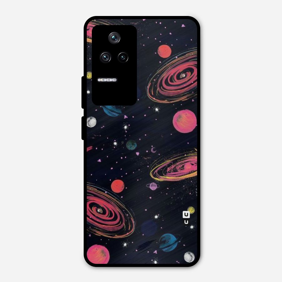 Galaxy Beauty Metal Back Case for Poco F4 5G