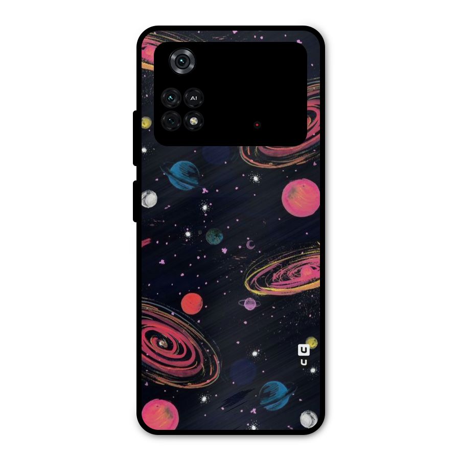 Galaxy Beauty Metal Back Case for Poco M4 Pro 4G