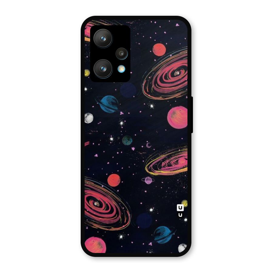 Galaxy Beauty Metal Back Case for Realme 9