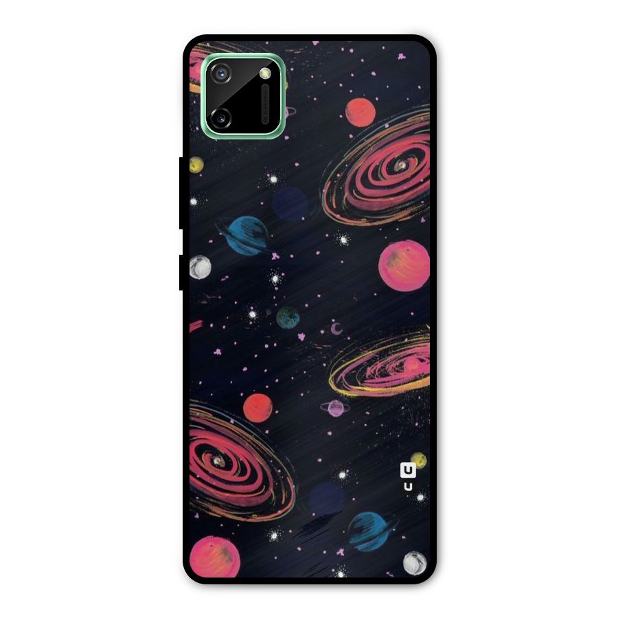 Galaxy Beauty Metal Back Case for Realme C11