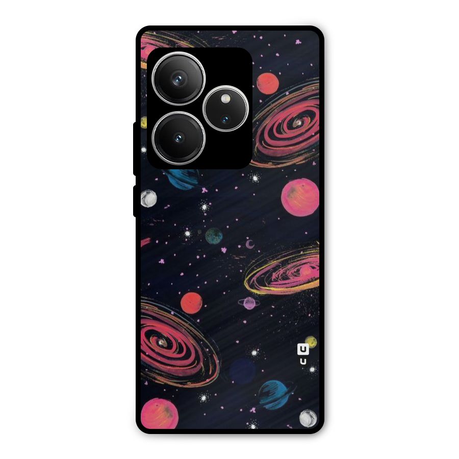 Galaxy Beauty Metal Back Case for Realme GT 6