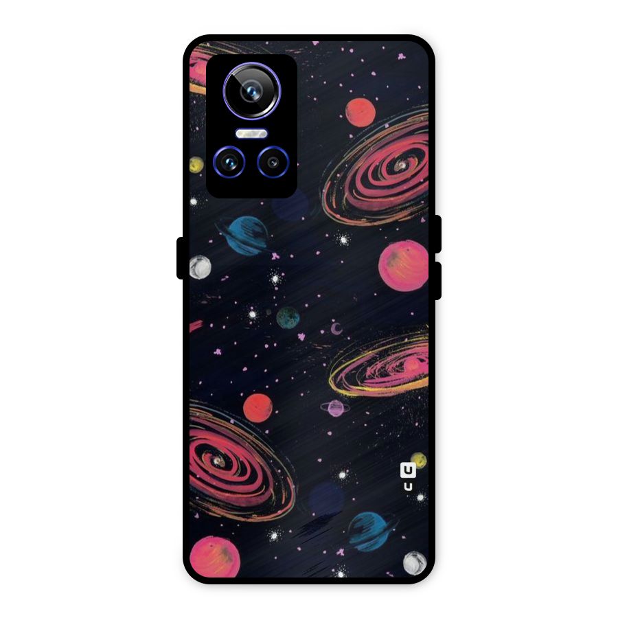 Galaxy Beauty Metal Back Case for Realme GT Neo 3