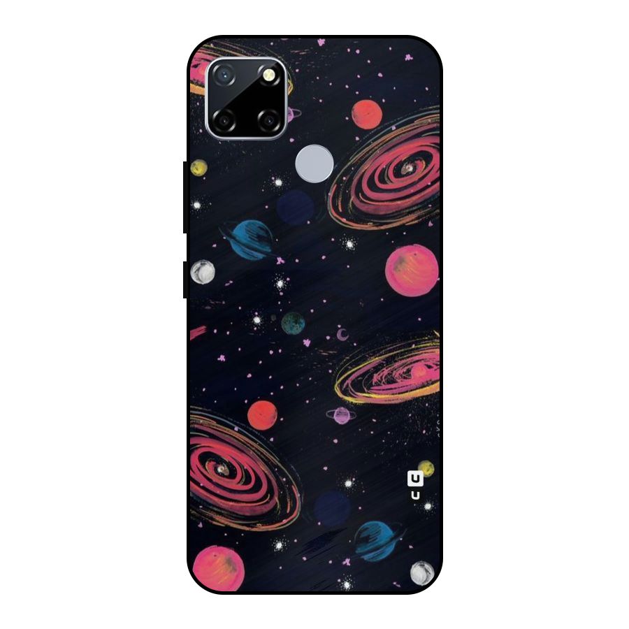 Galaxy Beauty Metal Back Case for Realme Narzo 30A