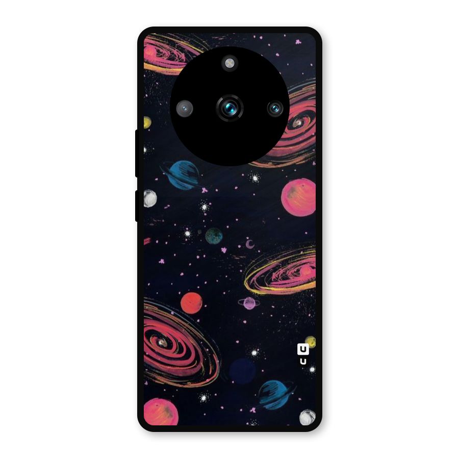 Galaxy Beauty Metal Back Case for Realme Narzo 60 Pro
