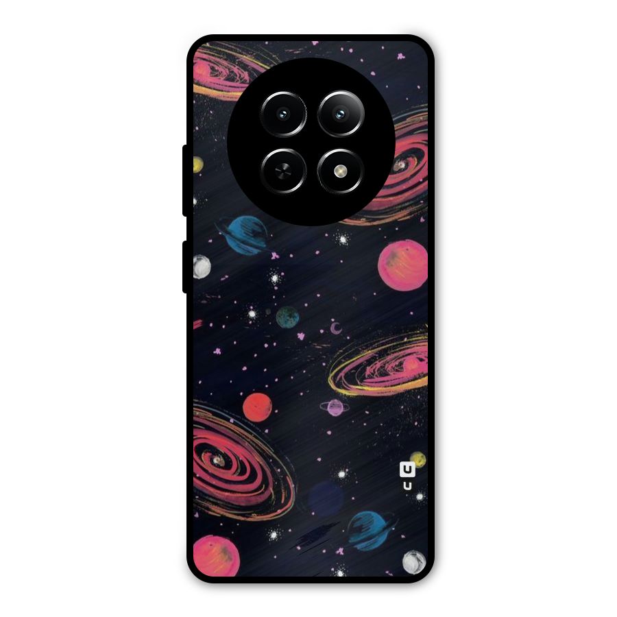 Galaxy Beauty Metal Back Case for Realme Narzo N65