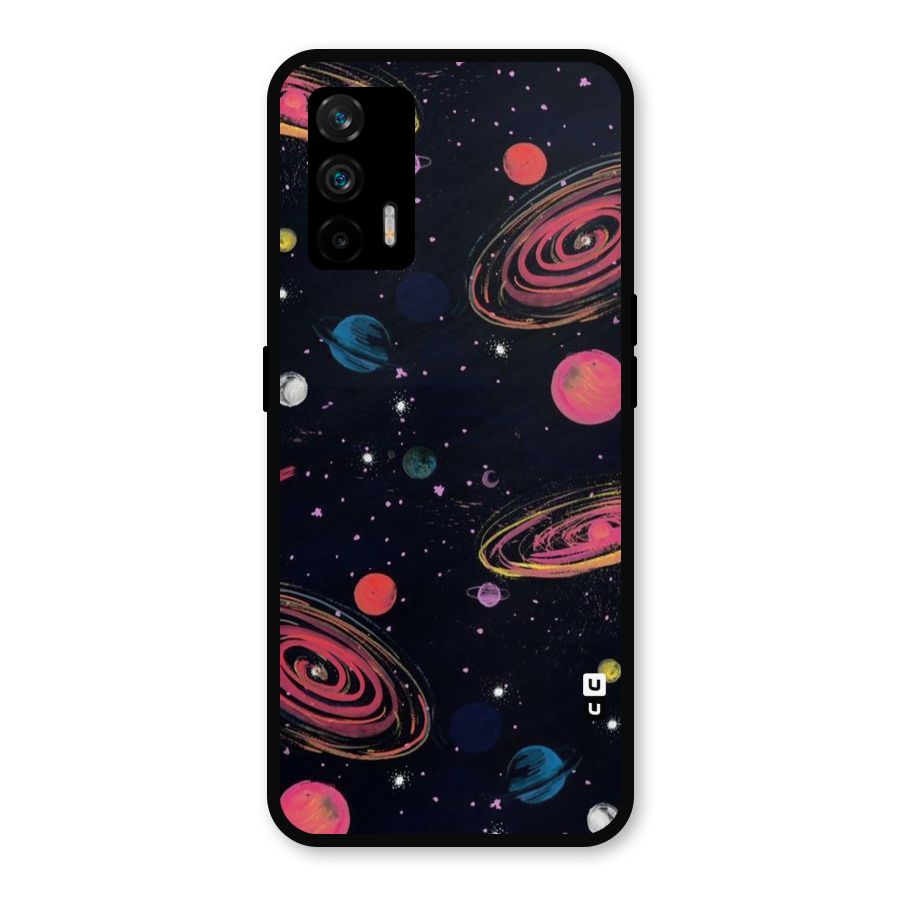 Galaxy Beauty Metal Back Case for Realme X7 Max