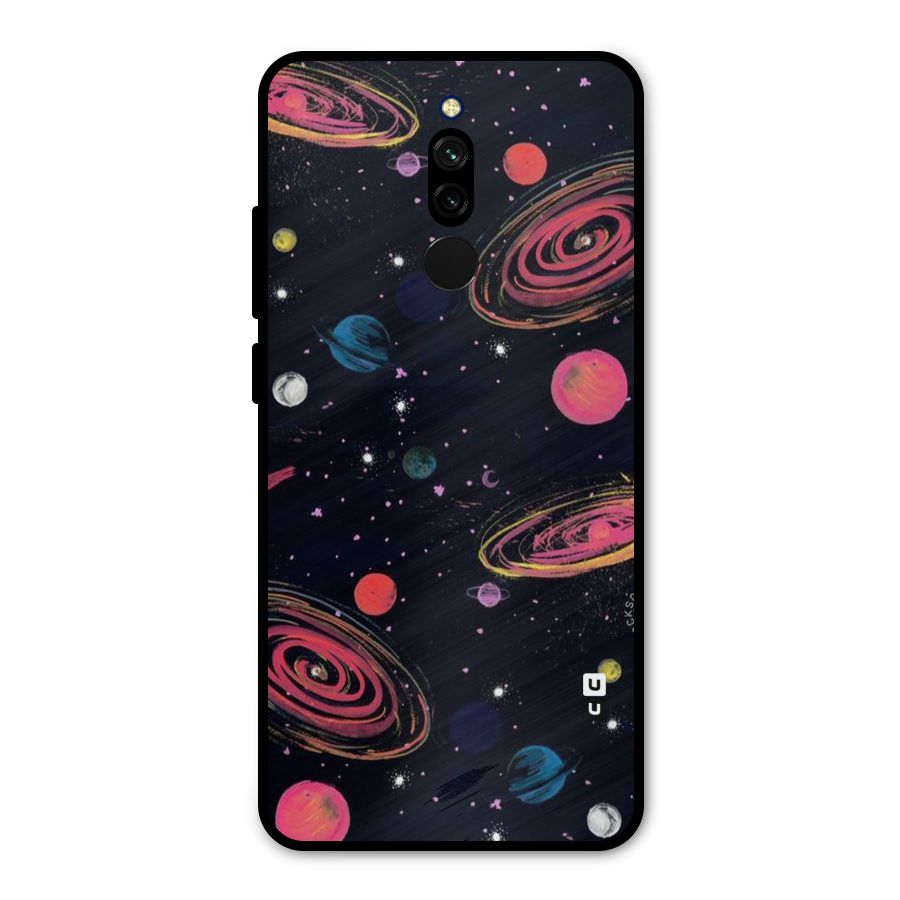 Galaxy Beauty Metal Back Case for Redmi 8