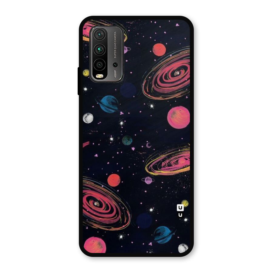Galaxy Beauty Metal Back Case for Redmi 9 Power