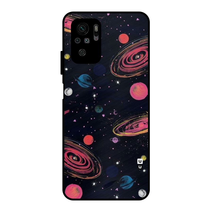 Galaxy Beauty Metal Back Case for Redmi Note 10S