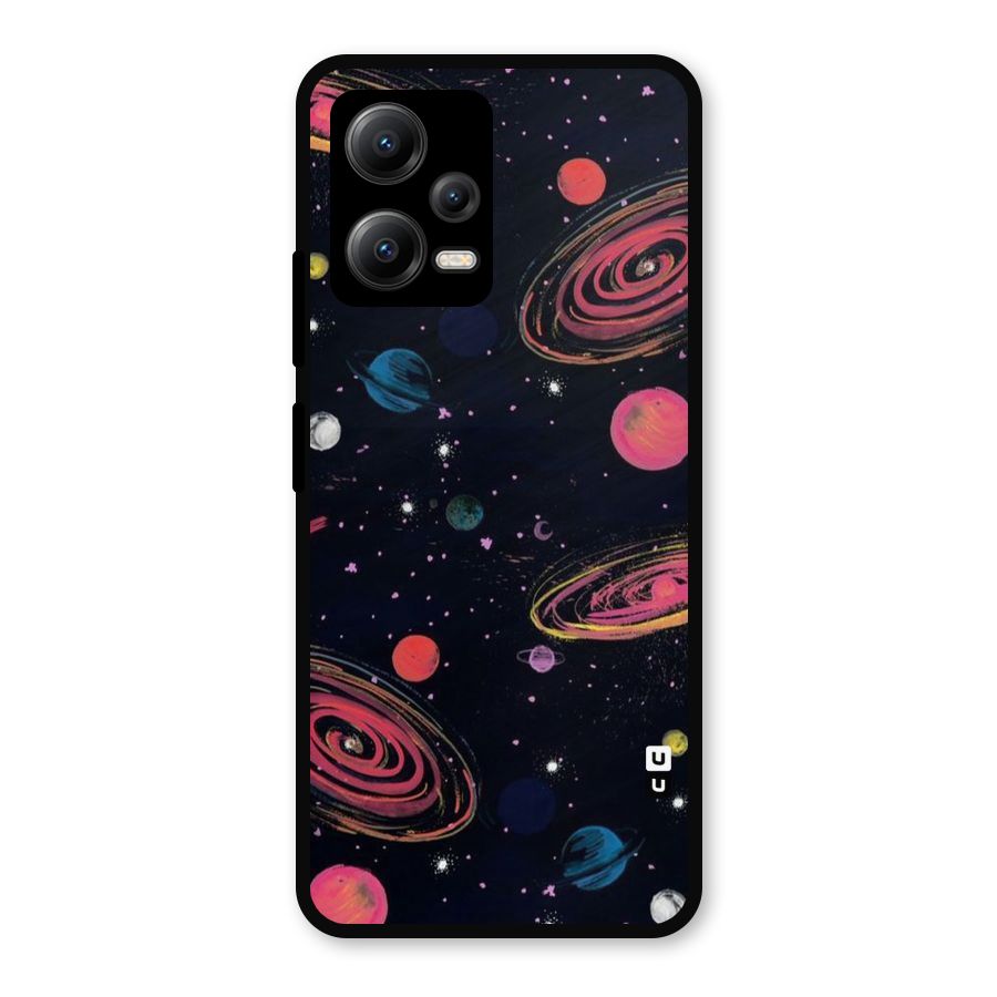Galaxy Beauty Metal Back Case for Redmi Note 12 5G