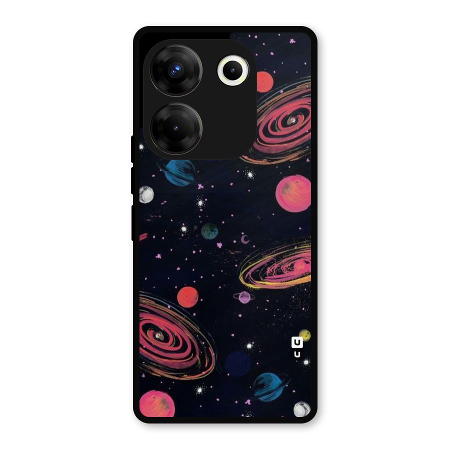 Galaxy Beauty Metal Back Case for Tecno Camon 20 Pro