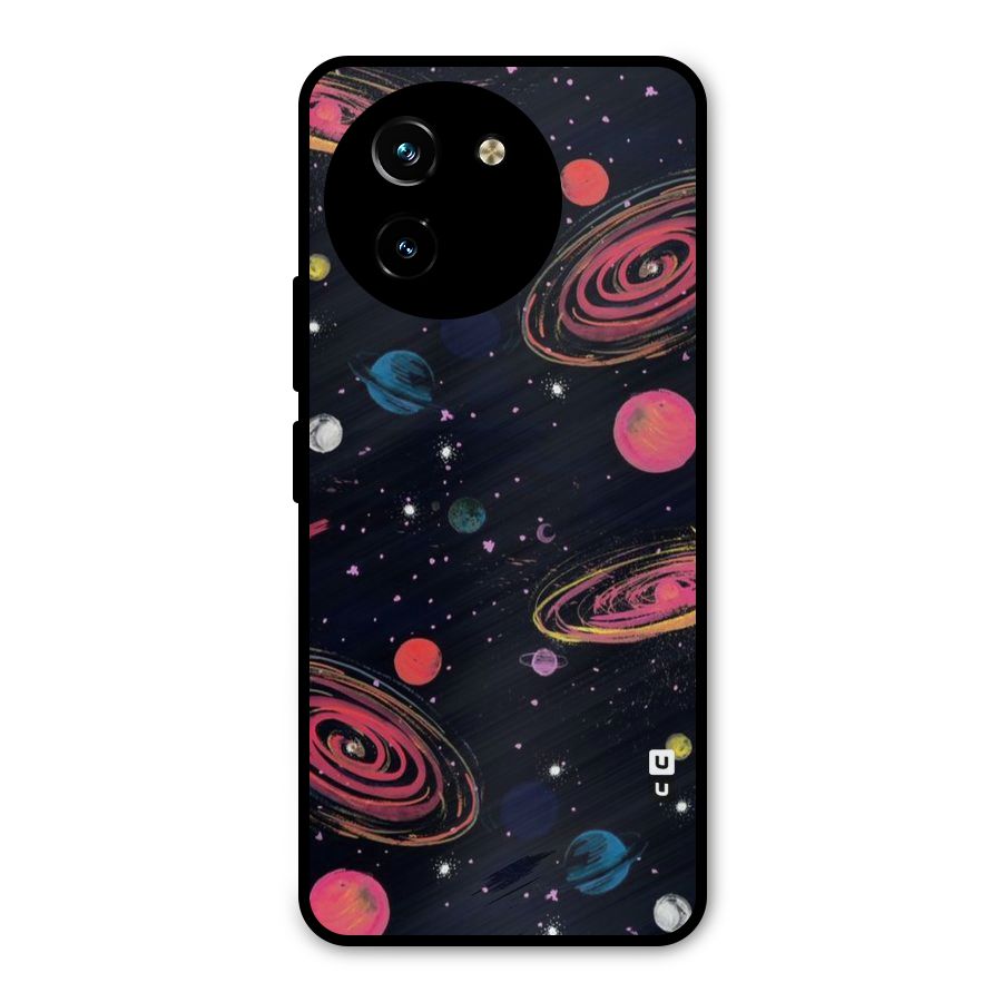 Galaxy Beauty Metal Back Case for Vivo T3x
