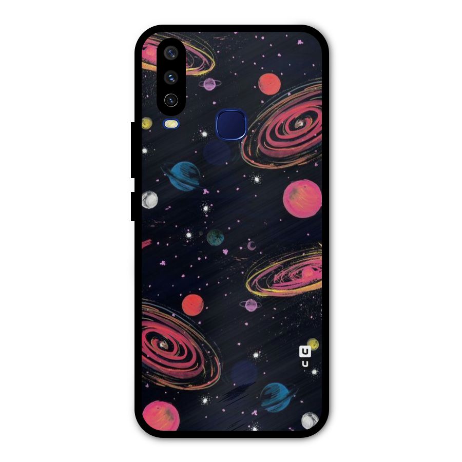 Galaxy Beauty Metal Back Case for Vivo V17