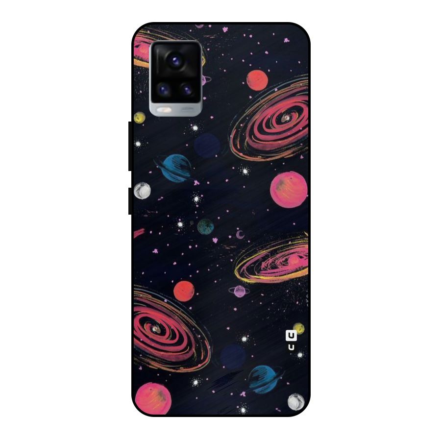 Galaxy Beauty Metal Back Case for Vivo V20