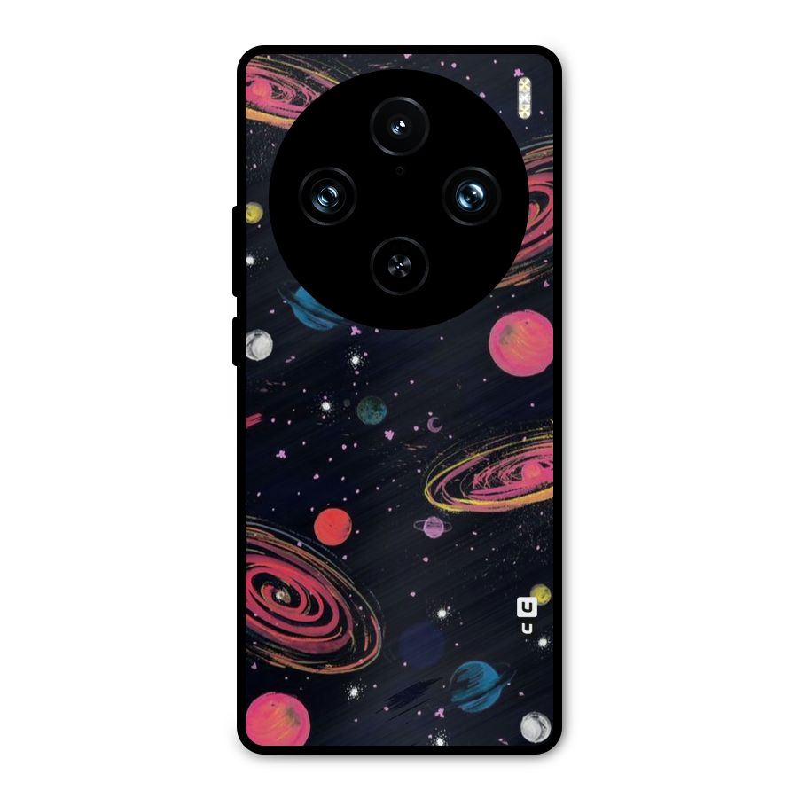 Galaxy Beauty Metal Back Case for Vivo X100 Pro