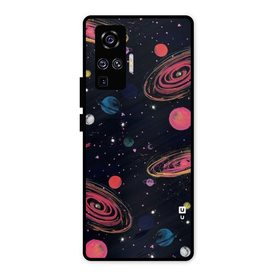 Galaxy Beauty Metal Back Case for Vivo X50 Pro