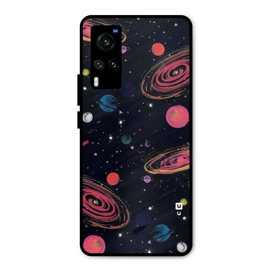 Galaxy Beauty Metal Back Case for Vivo X60