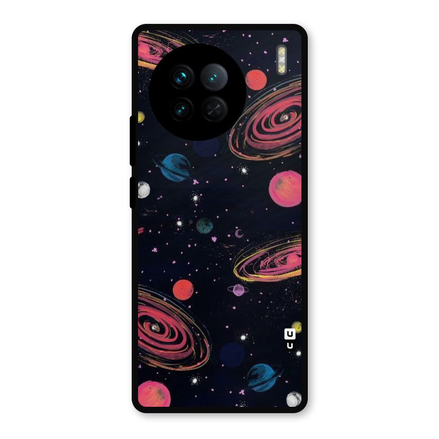 Galaxy Beauty Metal Back Case for Vivo X90