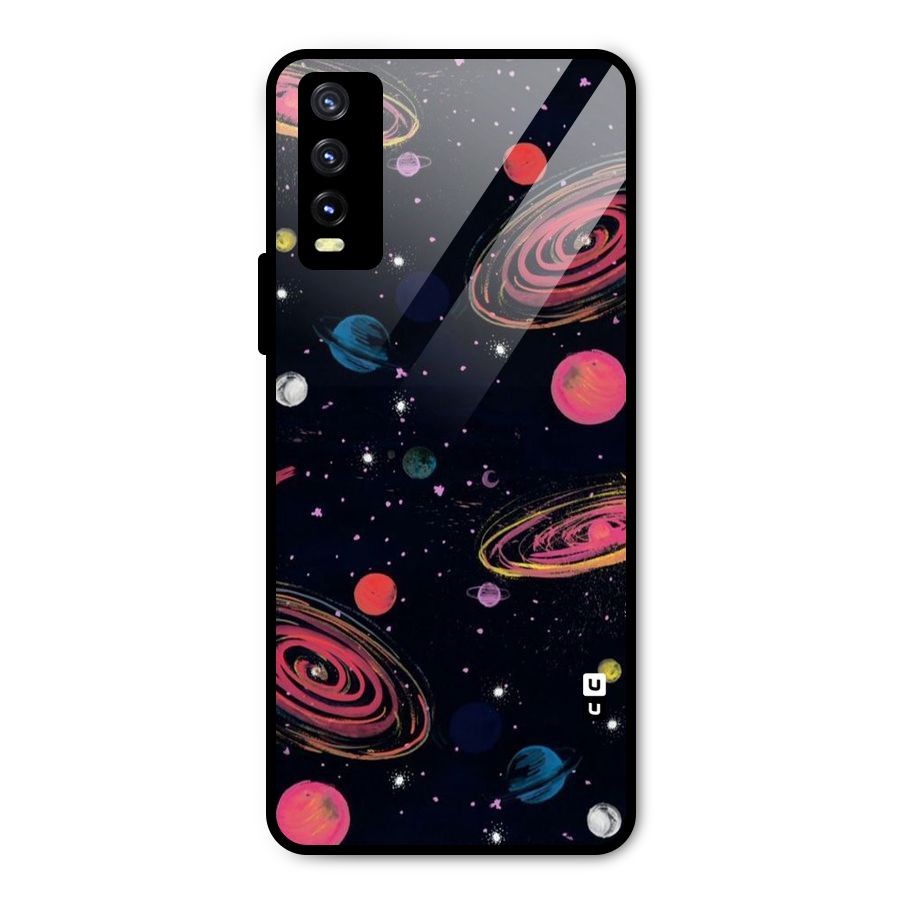 Galaxy Beauty Metal Back Case for Vivo Y20