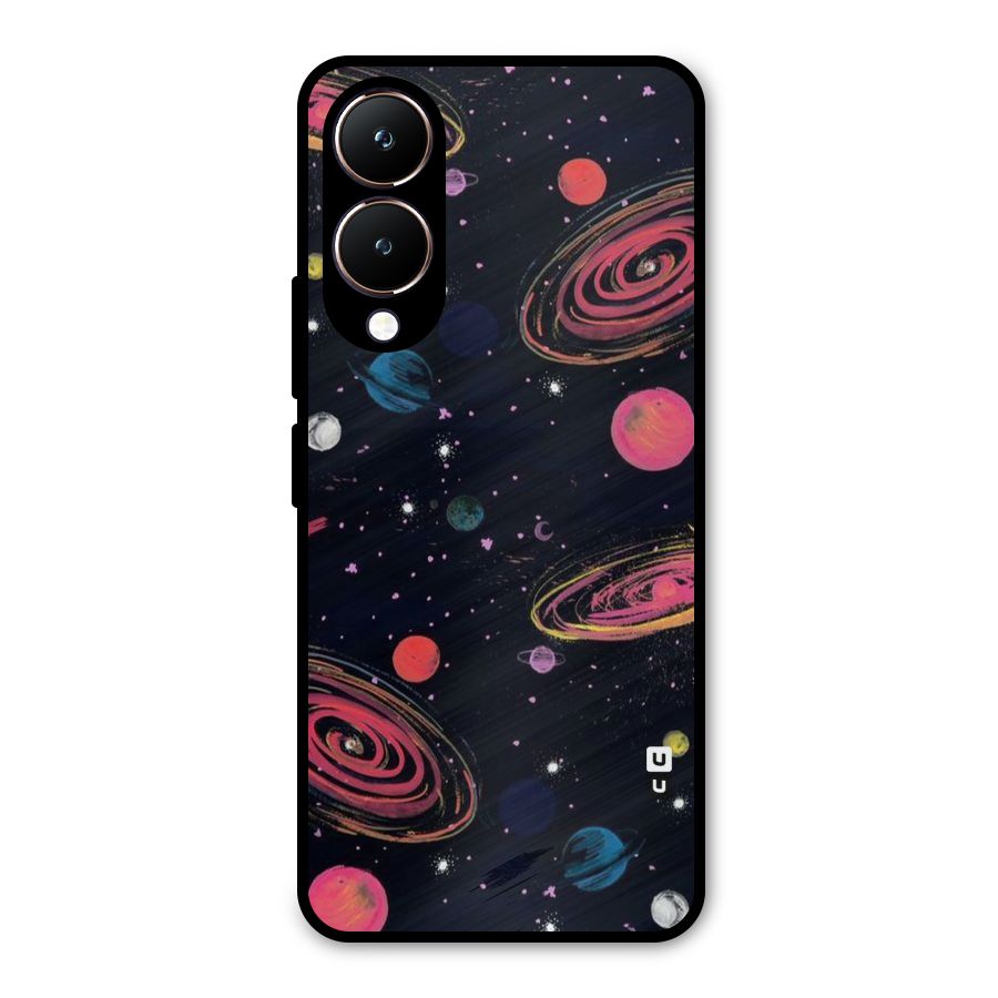 Galaxy Beauty Metal Back Case for Vivo Y28
