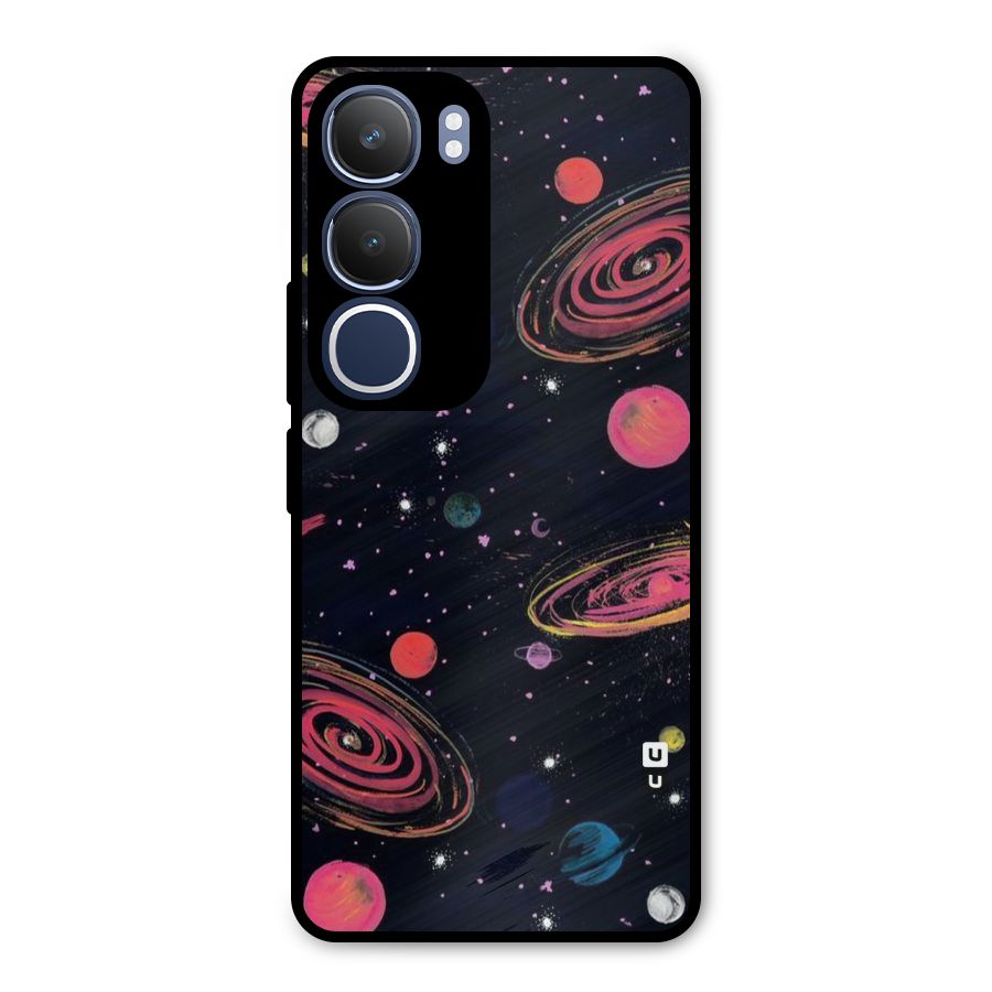Galaxy Beauty Metal Back Case for Vivo Y29