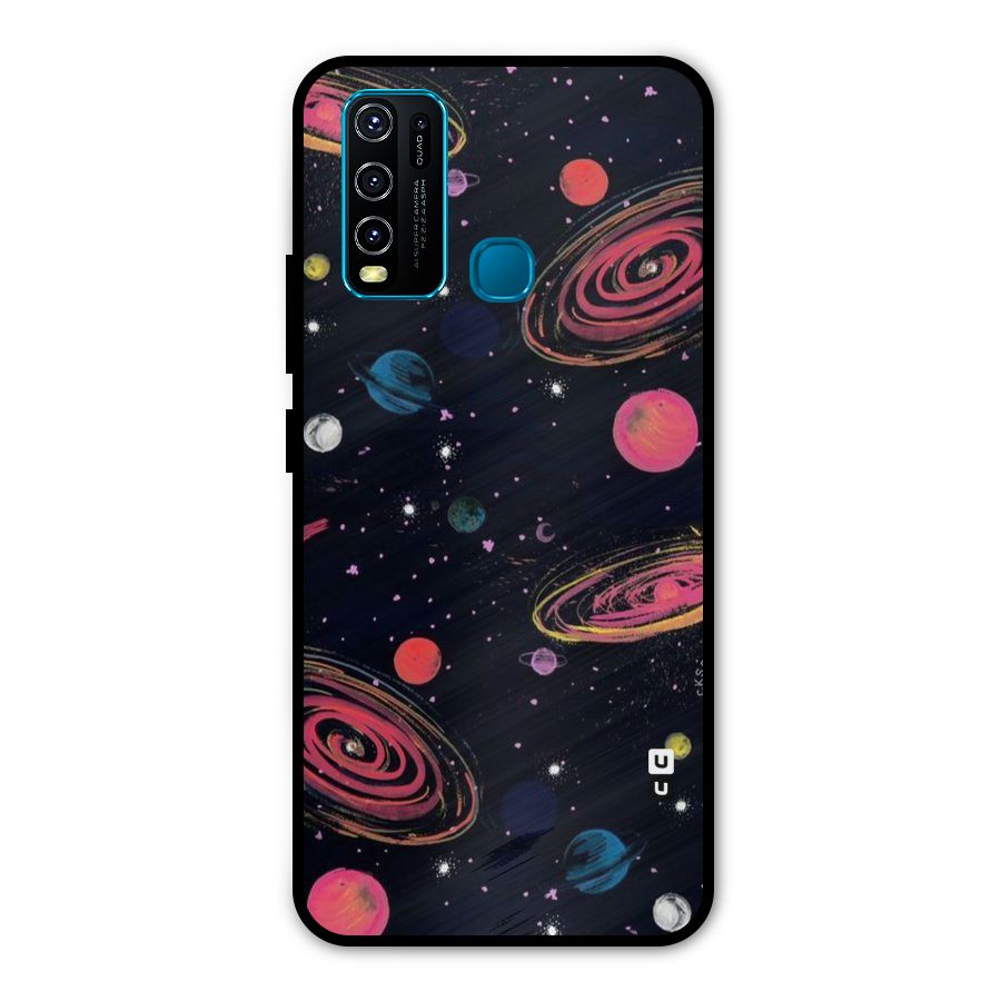 Galaxy Beauty Metal Back Case for Vivo Y50