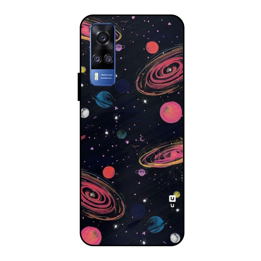 Galaxy Beauty Metal Back Case for Vivo Y51