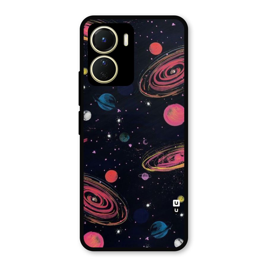 Galaxy Beauty Metal Back Case for Vivo Y56