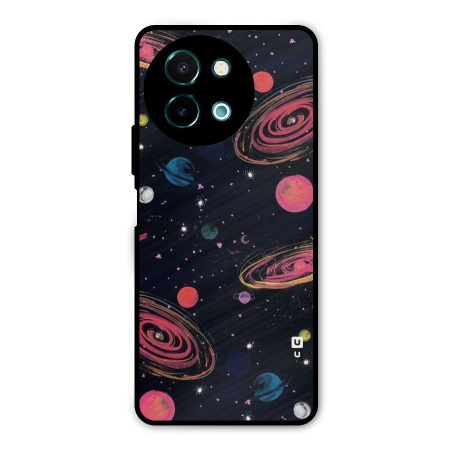 Galaxy Beauty Metal Back Case for Vivo Y58