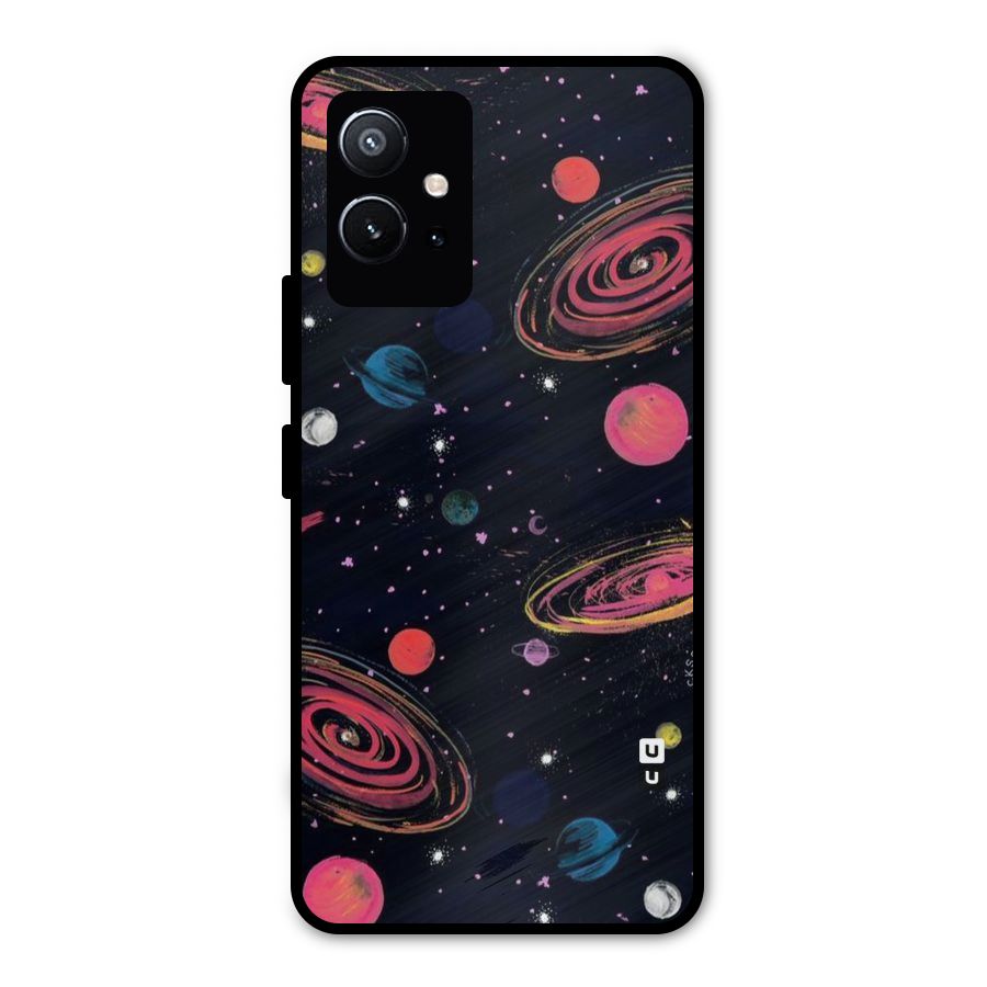 Galaxy Beauty Metal Back Case for Vivo Y75 5G