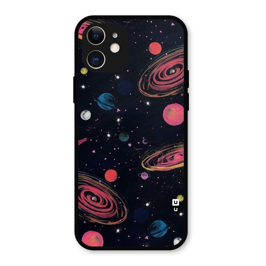 Galaxy Beauty Metal Back Case for iPhone 12