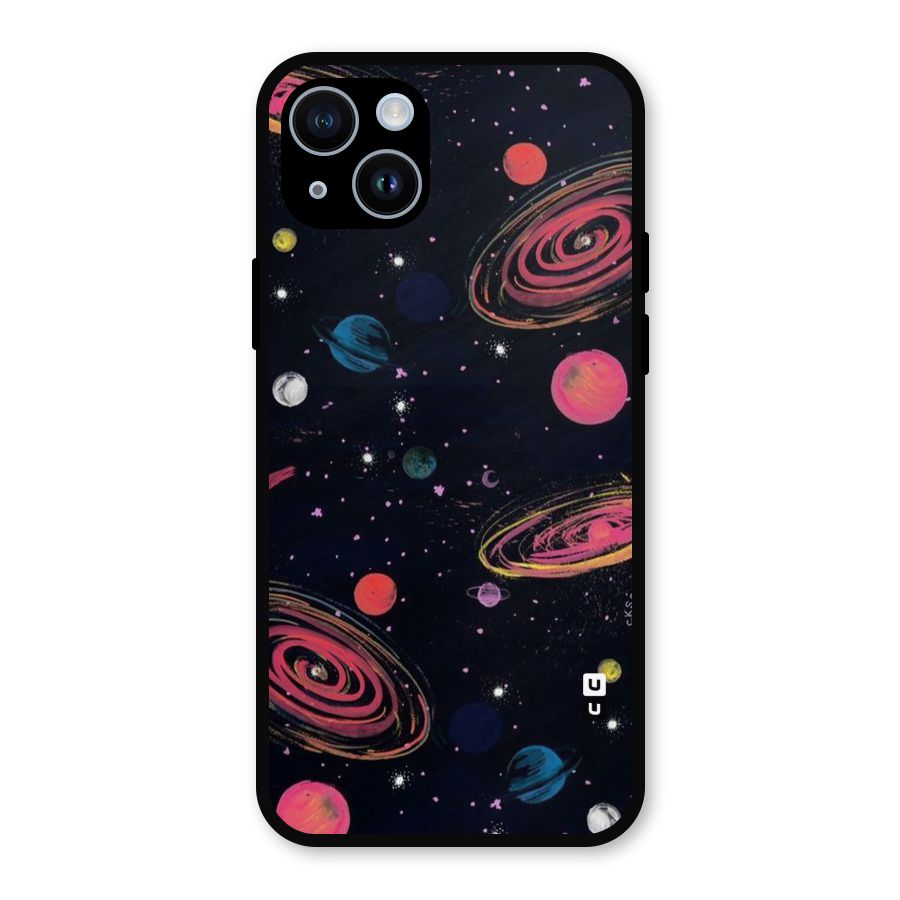 Galaxy Beauty Metal Back Case for iPhone 14