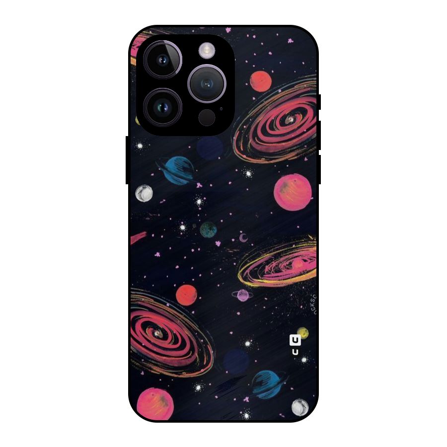 Galaxy Beauty Metal Back Case for iPhone 14 Pro Max