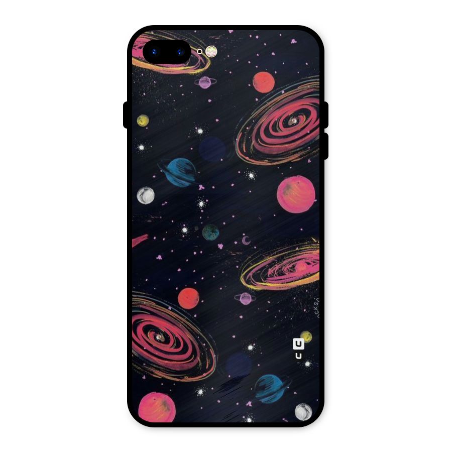 Galaxy Beauty Metal Back Case for iPhone 8 Plus
