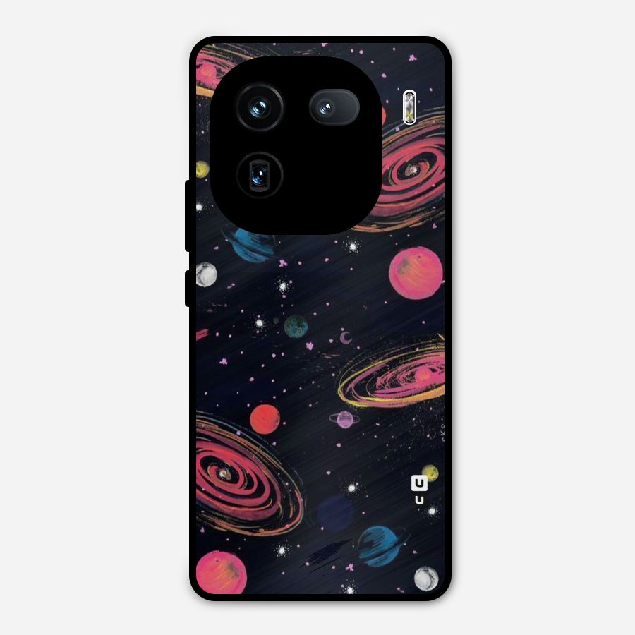 Galaxy Beauty Metal Back Case for iQOO 12