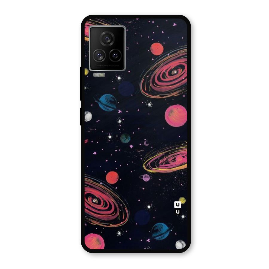 Galaxy Beauty Metal Back Case for iQOO 7 Legend 5G