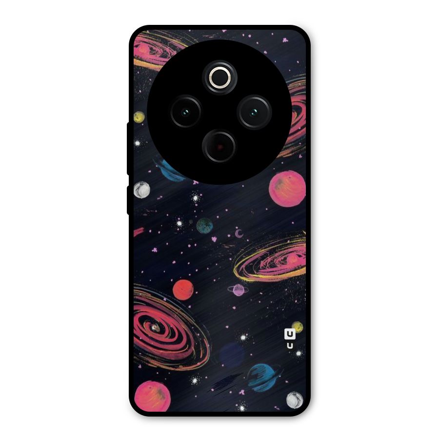 Galaxy Beauty Metal Back Case for iQOO Z10