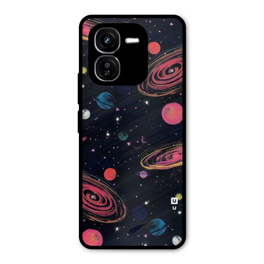 Galaxy Beauty Metal Back Case for iQOO Z9x