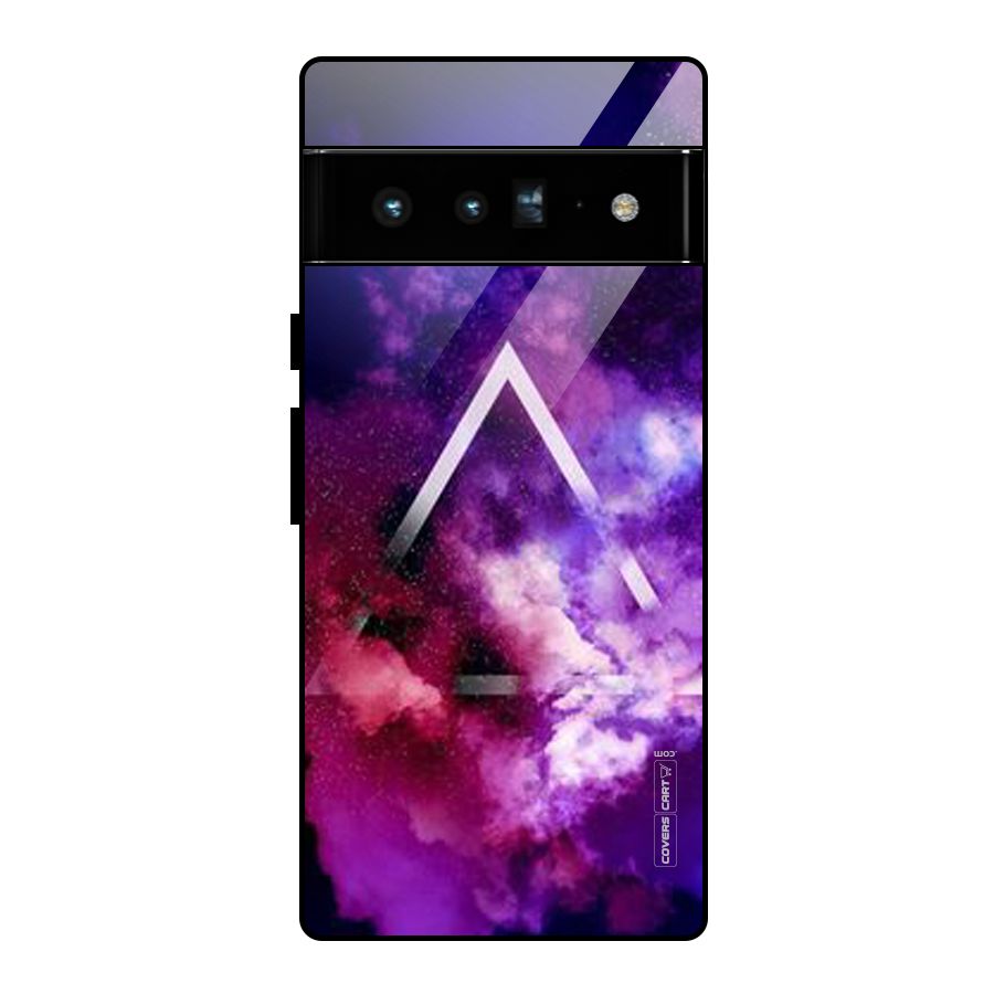 Galaxy Smoke Hues Glass Back Case for Google Pixel 6 Pro