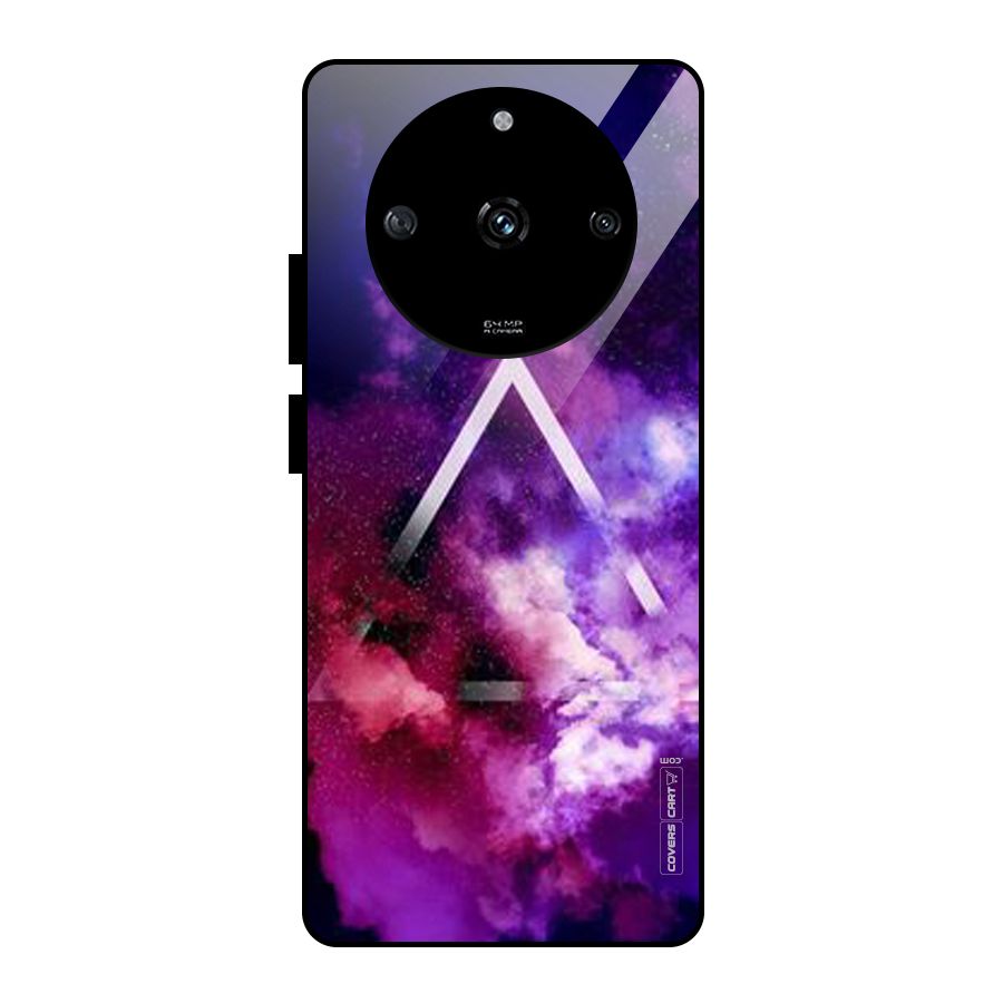Galaxy Smoke Hues Glass Back Case for Realme Narzo 60 5G