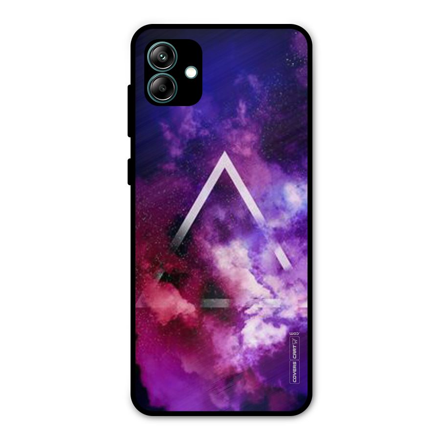 Galaxy Smoke Hues Metal Back Case for Galaxy A04
