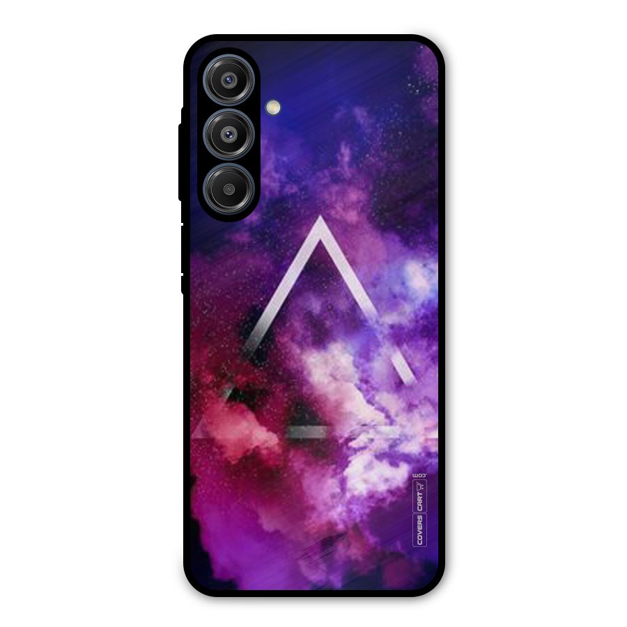 Galaxy Smoke Hues Metal Back Case for Galaxy A16 5G
