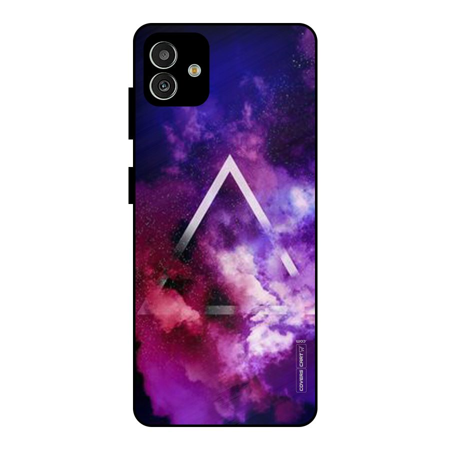 Galaxy Smoke Hues Metal Back Case for Galaxy M13 5G