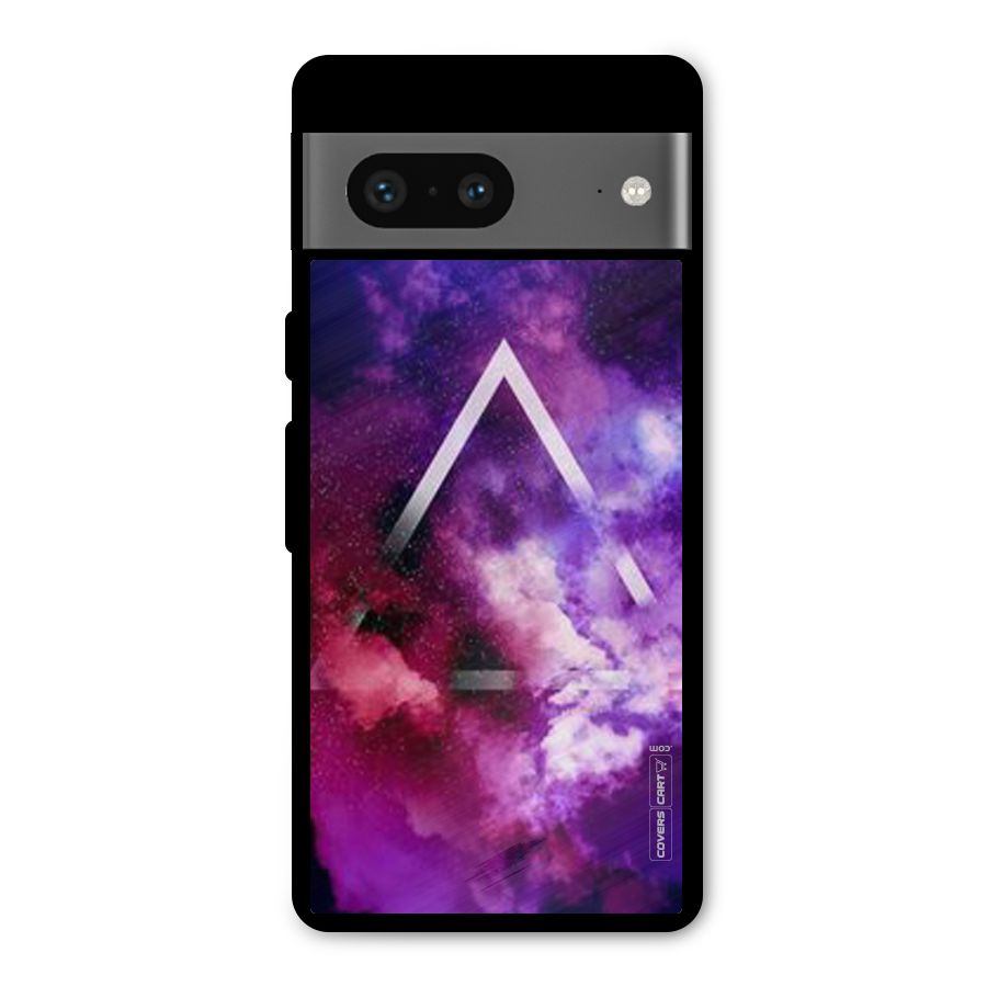 Galaxy Smoke Hues Metal Back Case for Google Pixel 7