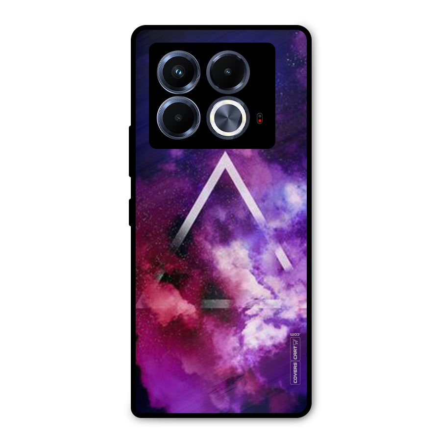 Galaxy Smoke Hues Metal Back Case for Infinix Note 40 5G