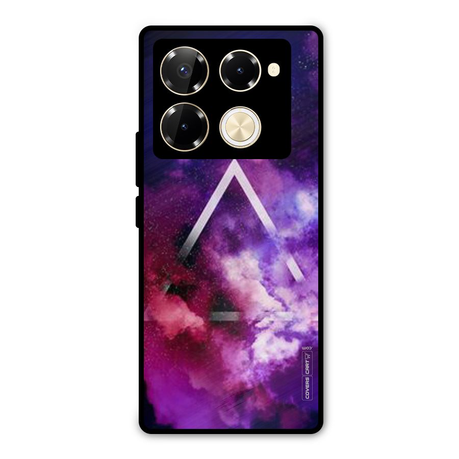 Galaxy Smoke Hues Metal Back Case for Infinix Note 40 Pro